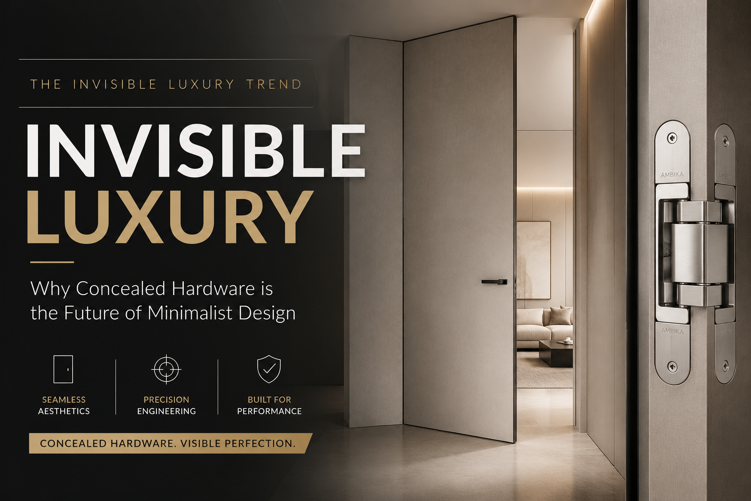 The Invisible Luxury Trend: Why Concealed Hardware is the Future of Minimalist Design